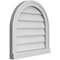 Ekena Millwork Round Top Surface Mount PVC Gable Vent w/ 2"W x 2"P Brickmould Sill Frame, 20"W x 20"H GVPRT20X2003SN - alternate 2
